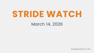 Stride Watch -Silent Strike profiles as a horse to improve stepped up in distance